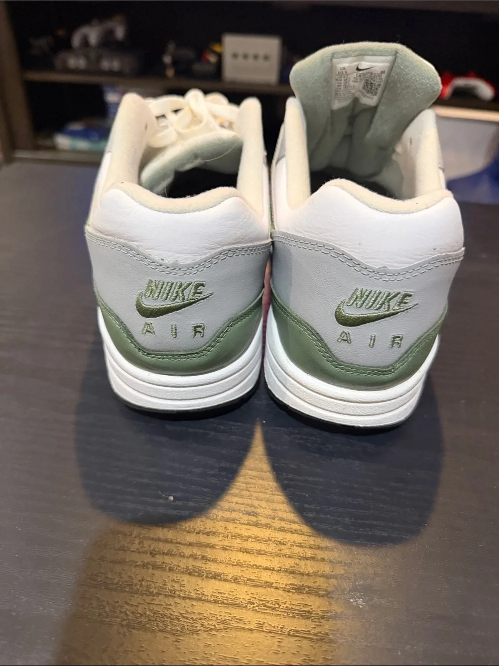 Nike Men’s Air Max Sneakers - White & Sage size 10.5